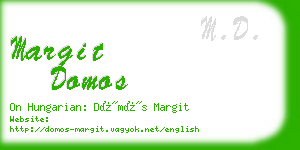 margit domos business card